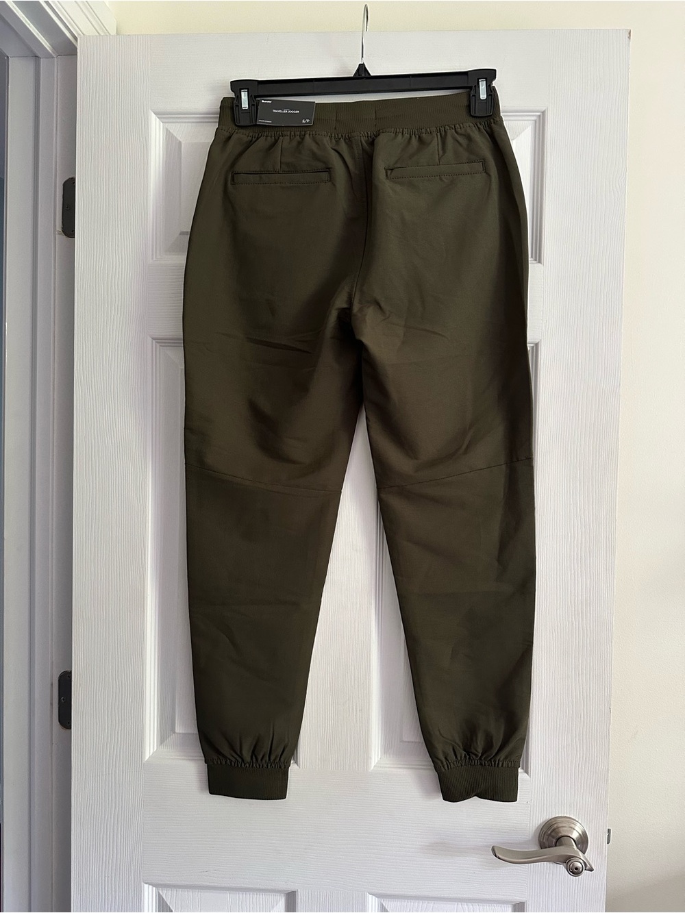 Size S Bluenotes Men’s Traveller Jogger Olive Green Stretch Performance Pants - Picture 4 of 8